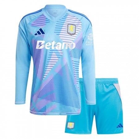 Camisetas Aston Villa Portero 2024-25 Manga Larga Azul - Niño (+ Pantalones) Camisetas Aston Villa Portero 2024-25 Manga Larga Azul - Niño (+ Pantalones)